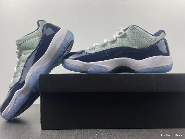 1st Kicks Georgetown Retro Low Air Jordan 11 528895-007 0529